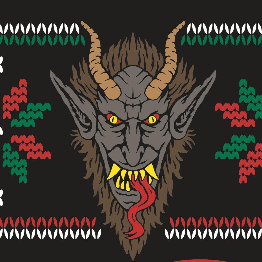 Krampus Sweater Crew Socks