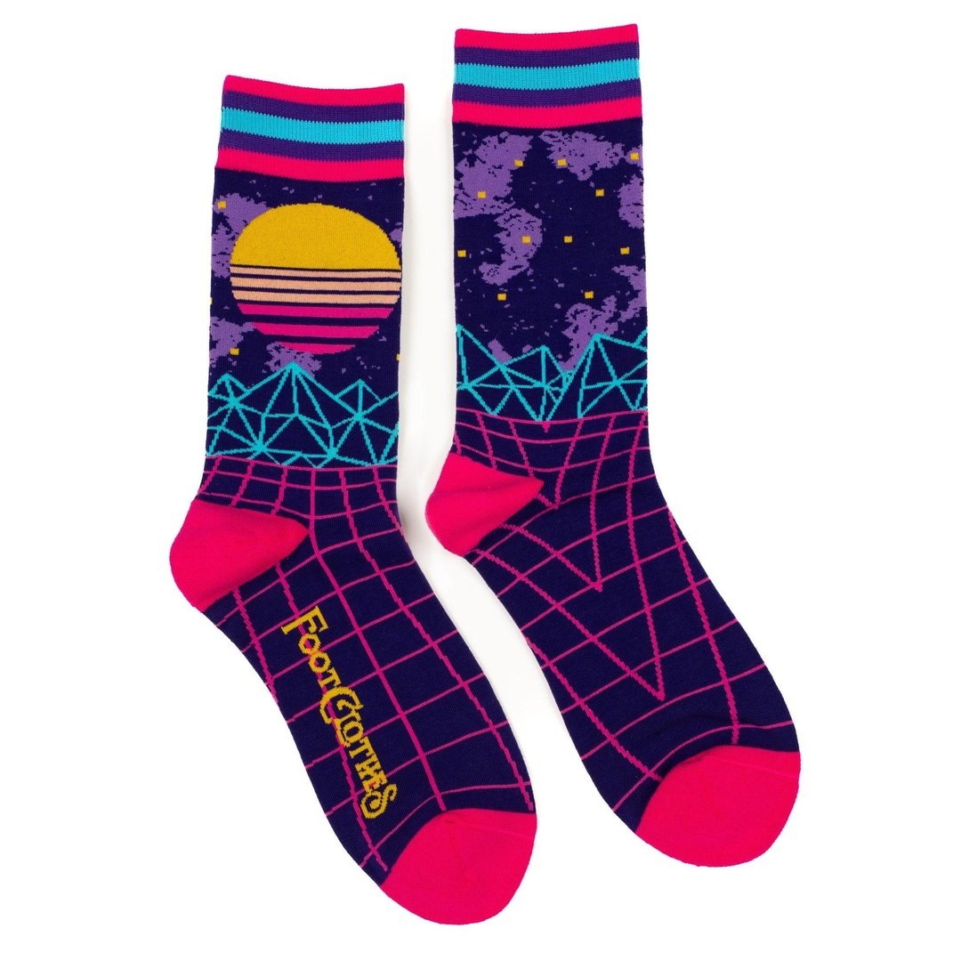 Vaporwave Crew Socks