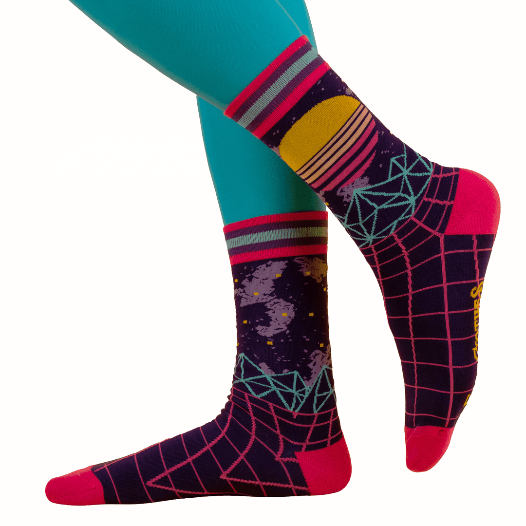 Vaporwave Crew Socks