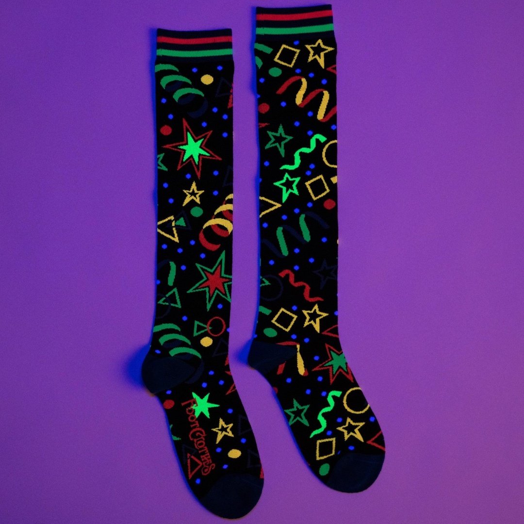 Skate Rink Carpet Knee High - UV Reactive