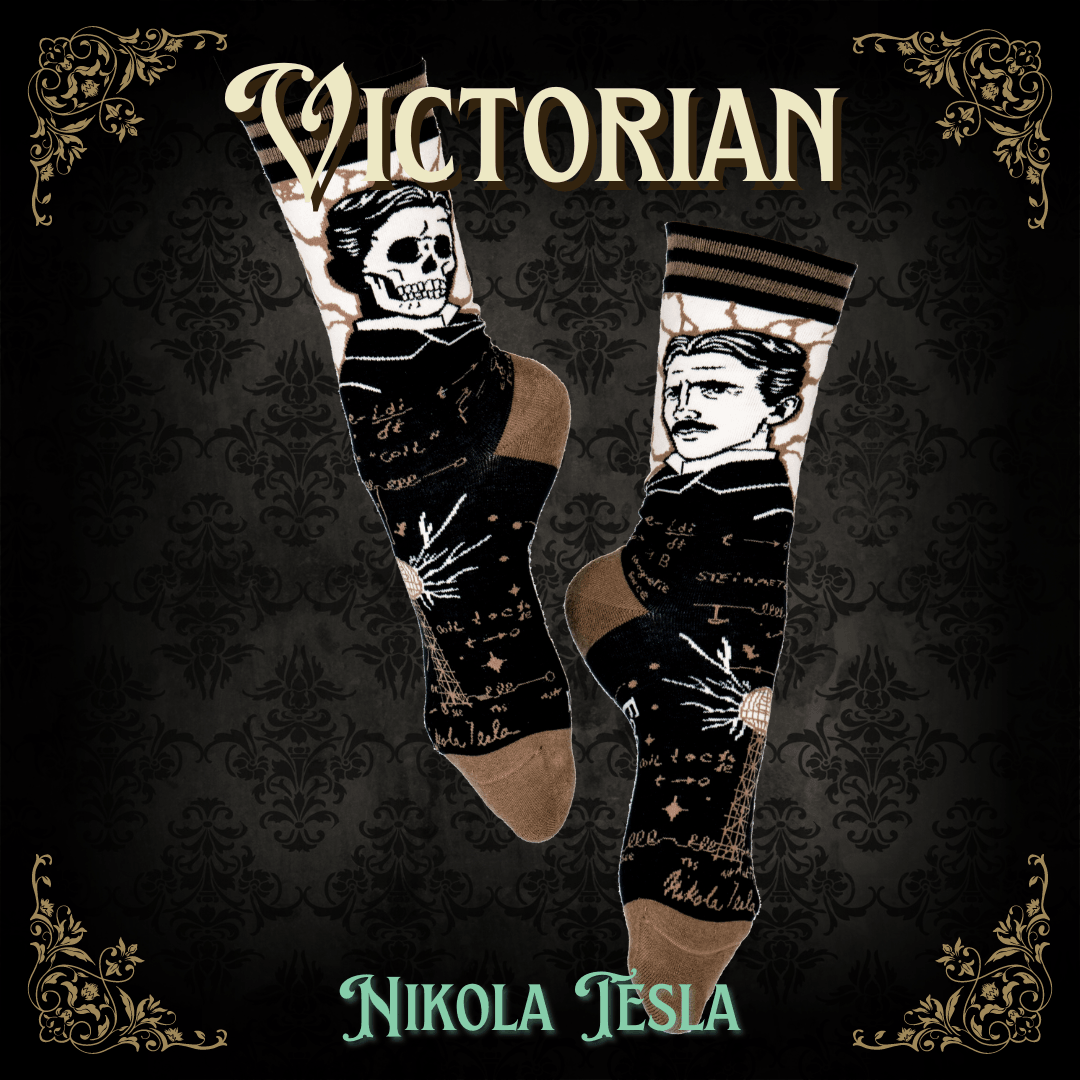 Nikola Tesla Crew Socks