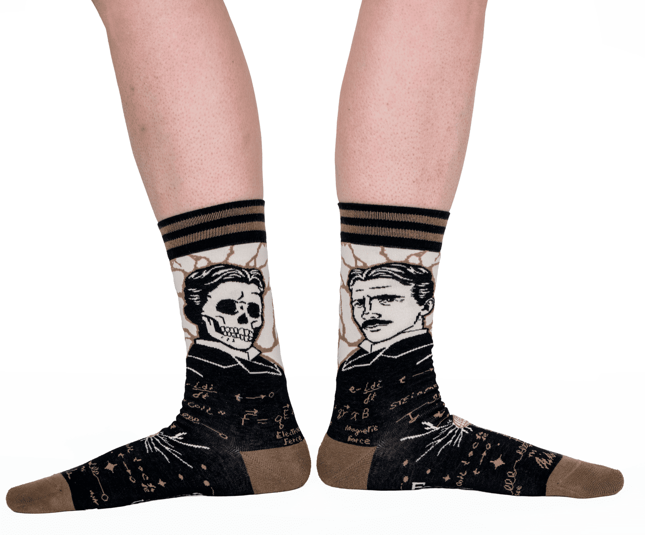 Nikola Tesla Crew Socks