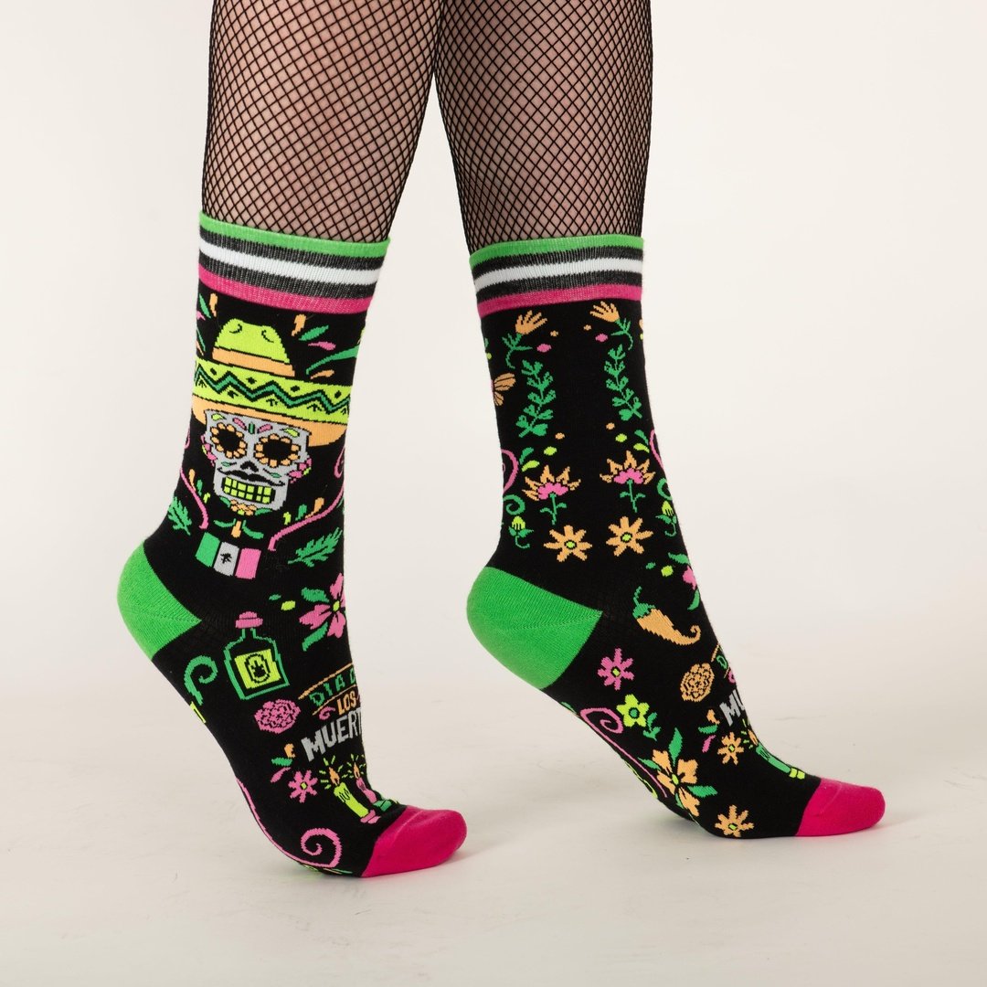 Angelo Montiel Signature Dia de Los Muertos Crew Socks