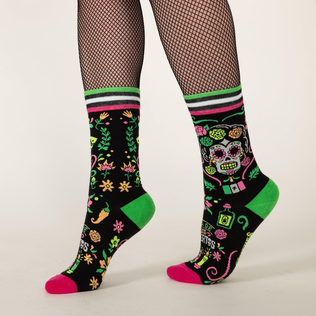 Angelo Montiel Signature Dia de Los Muertos Crew Socks