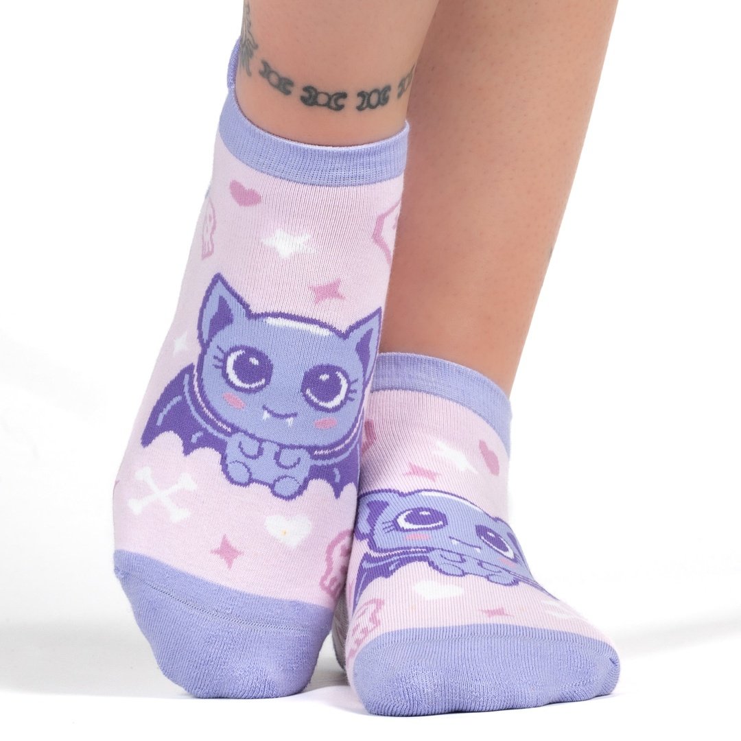 Widdle Bat Guy Ankle Socks