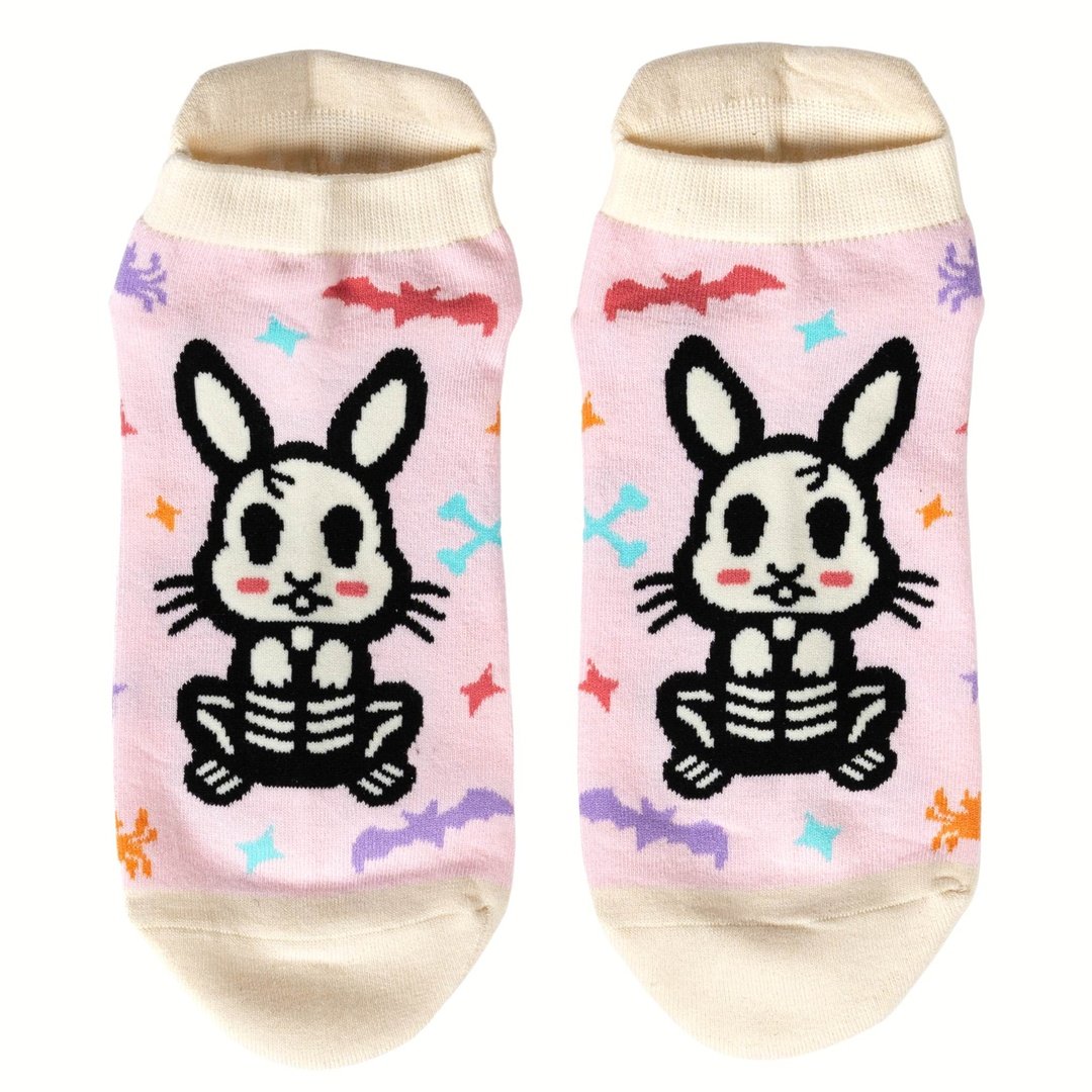 Skelly Bunny Ankle Socks