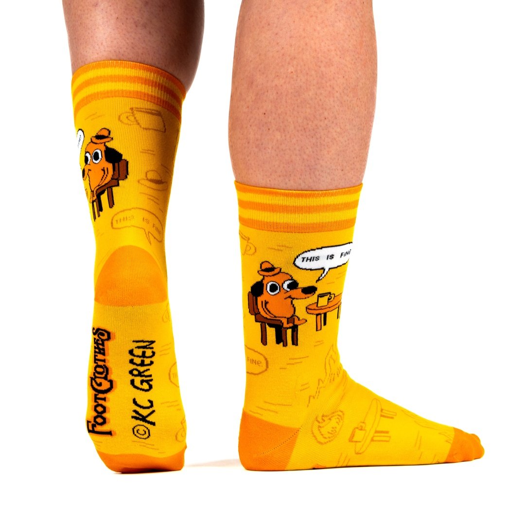 This is Fine: Iconic Edition Crew Socks