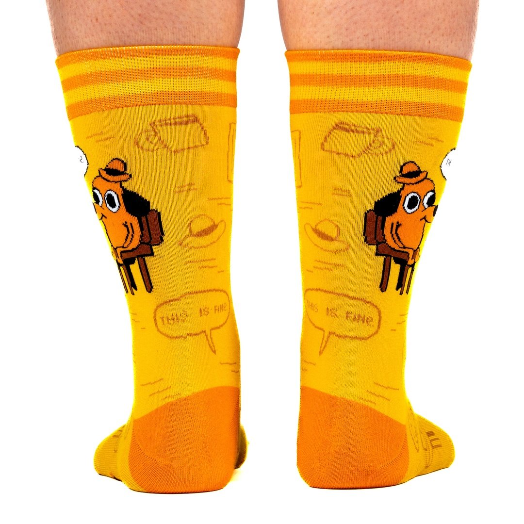 This is Fine: Iconic Edition Crew Socks