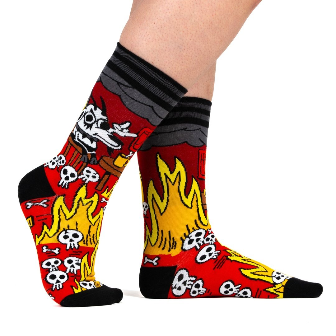 This is Brutal Crew Socks