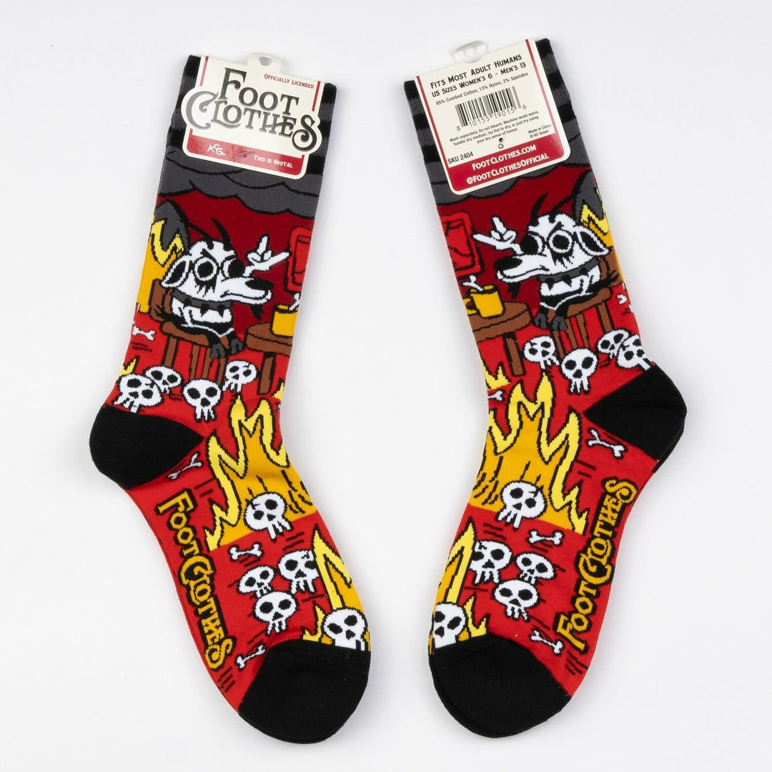 This is Brutal Crew Socks