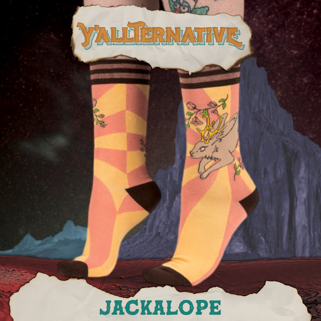 Jackalope Crew Socks