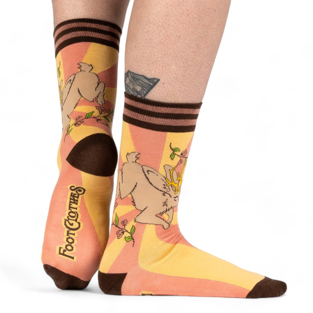 Jackalope Crew Socks