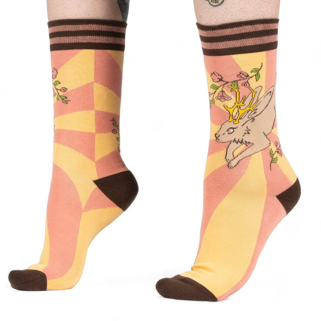 Jackalope Crew Socks