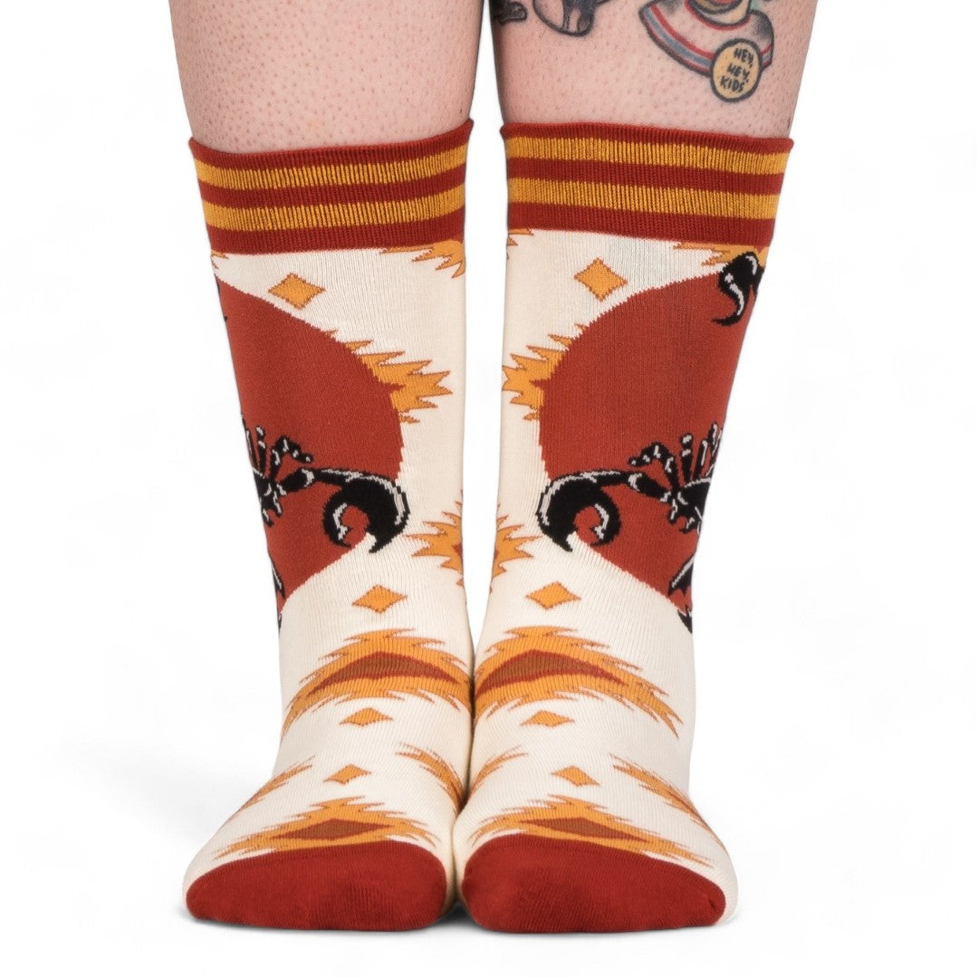 Santa Fe Scorpion Crew Socks