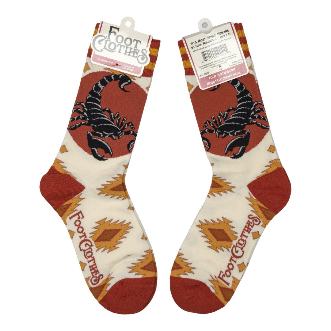 Santa Fe Scorpion Crew Socks