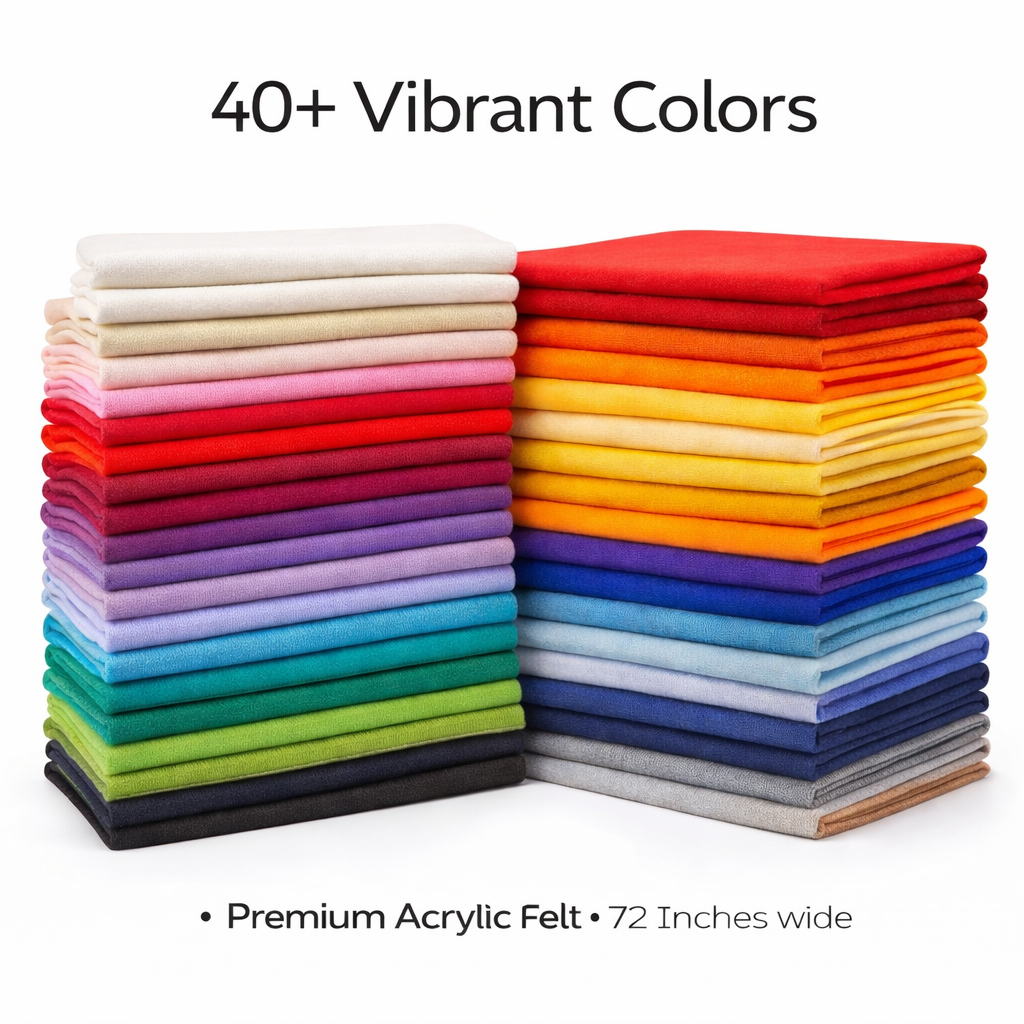 FabricLA Lime Acrylic Felt Fabric - 160gms/sq. Yd - 72" Wide | 1.6mm Thick by the Yard - Perfect for Vibrant Crafts and Eye-Catching Decor