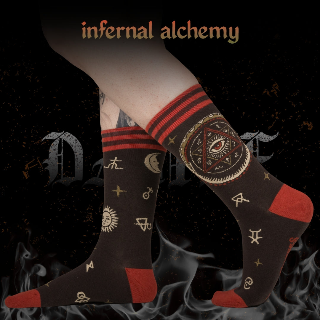 Infernal Alchemy Crew Socks