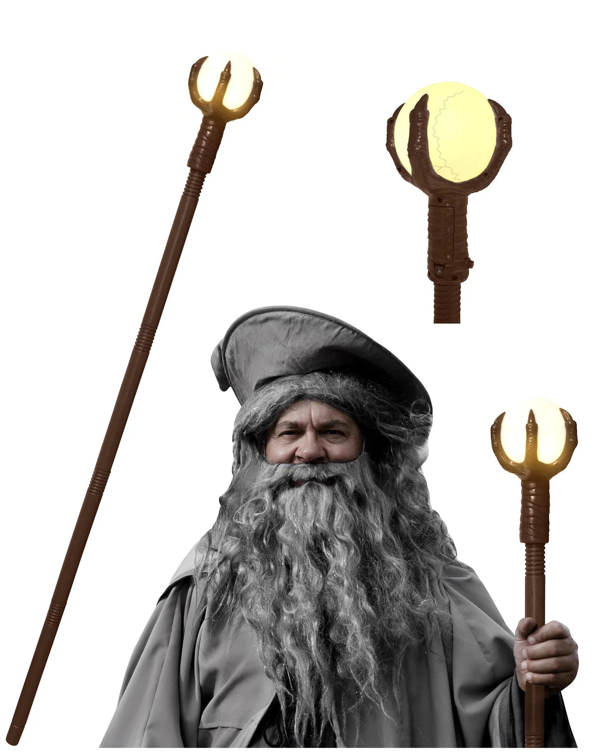 Light Up Wizard Staff