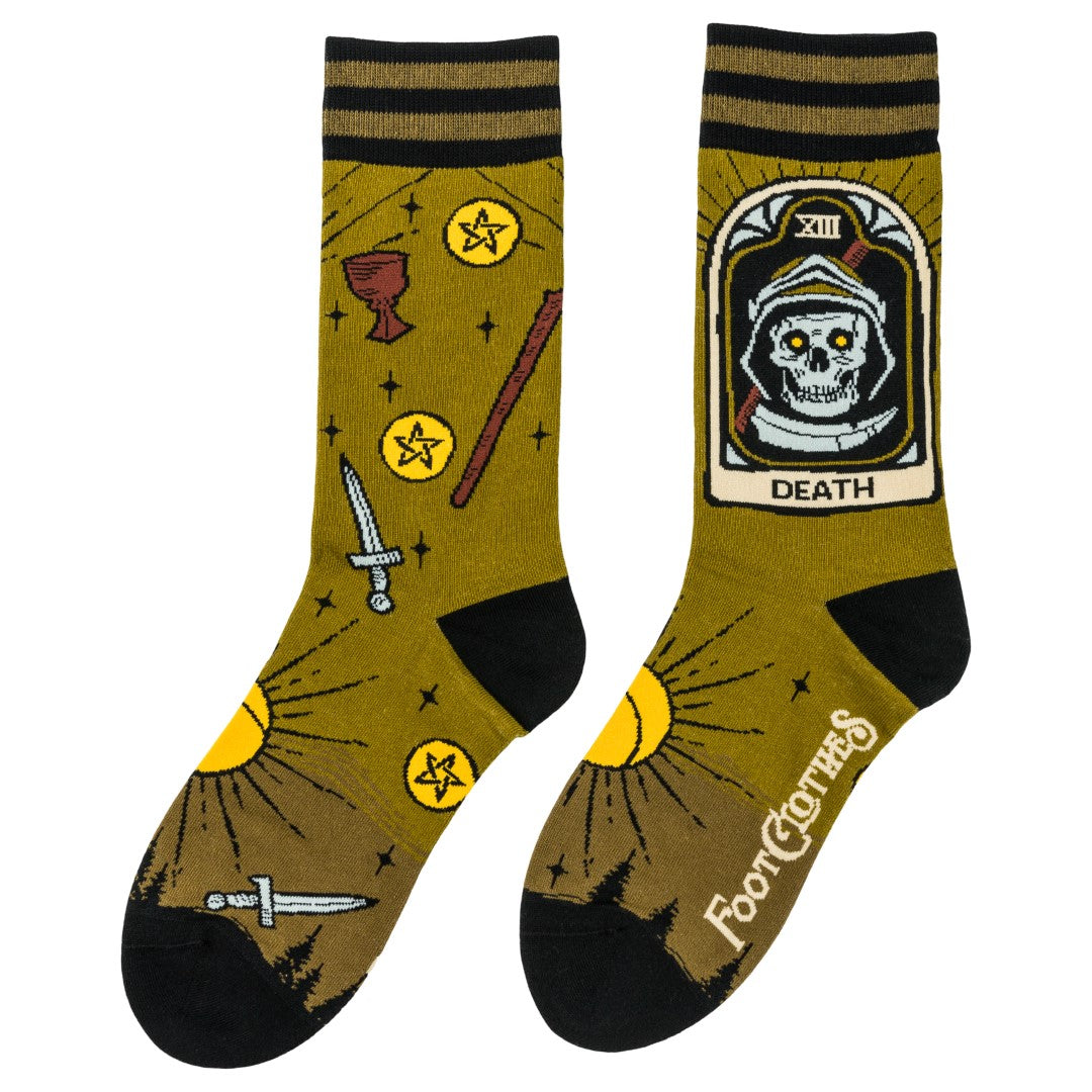 Death Tarot Nouveau Crew Socks