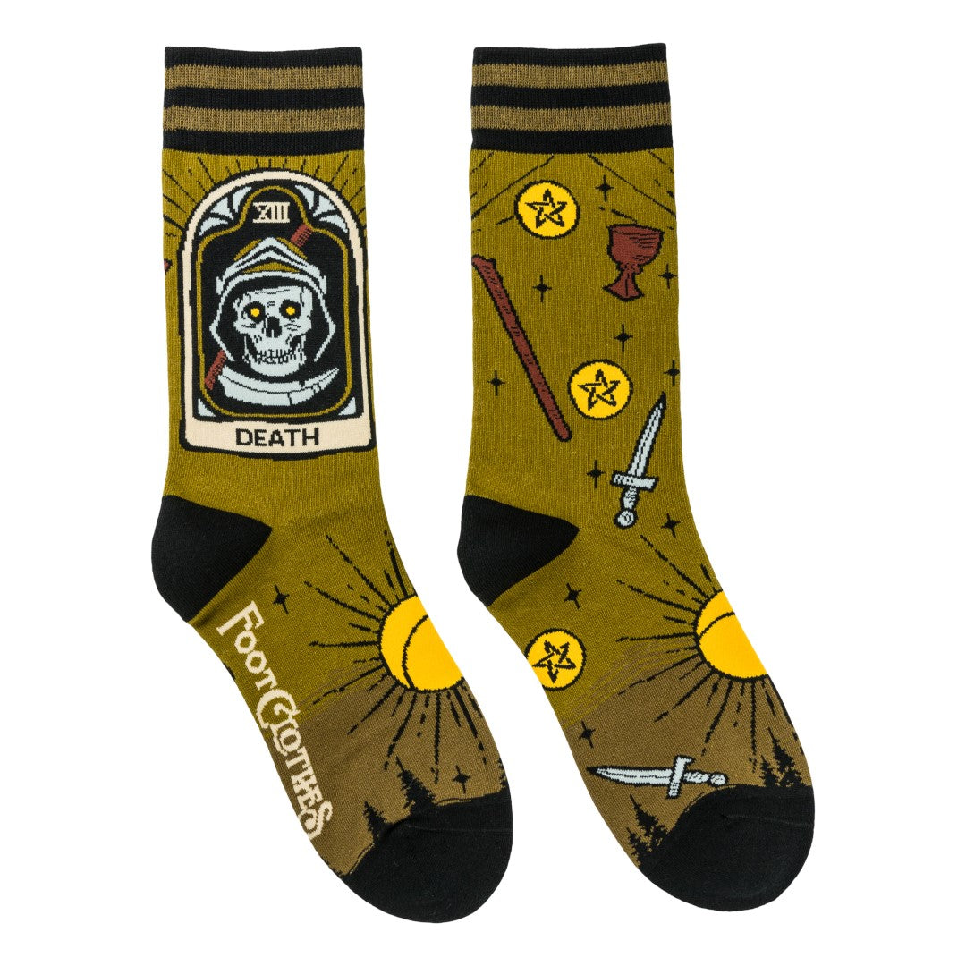 Death Tarot Nouveau Crew Socks