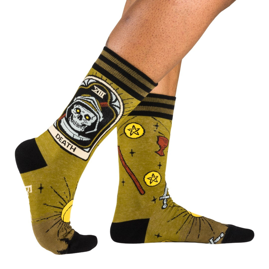 Death Tarot Nouveau Crew Socks