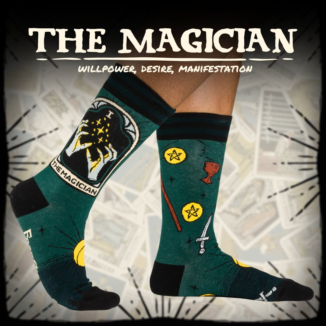 The Magician Tarot Nouveau Crew Socks