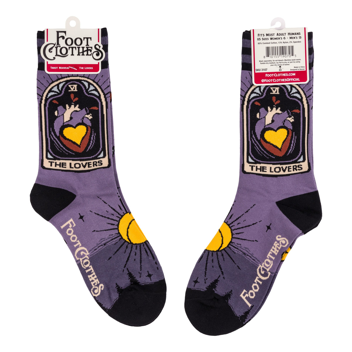 Chaussettes équipage Tarot des Amoureux Nouveau