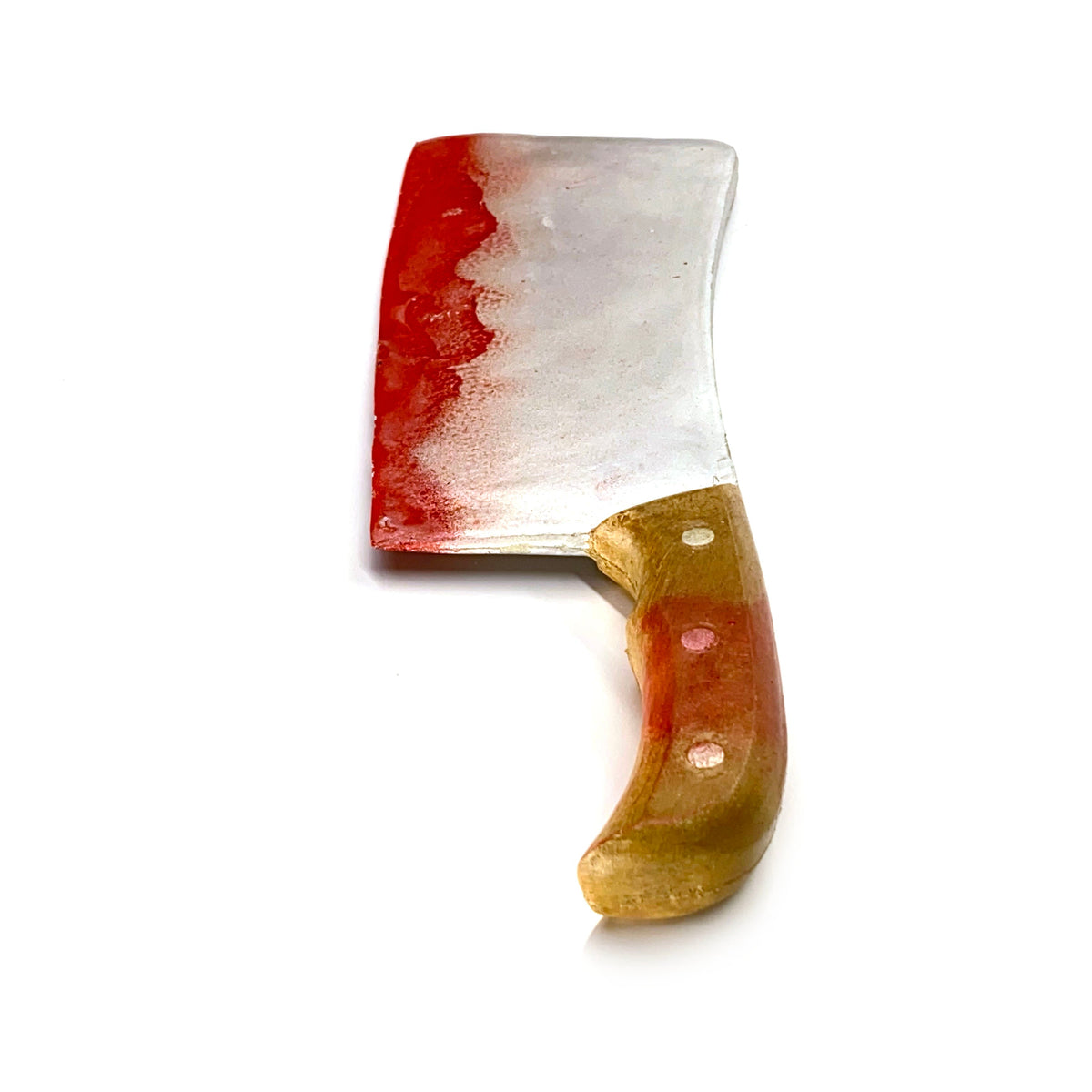 Foam Rubber Lightwood Handle Medium Butcher's Cleaver Prop