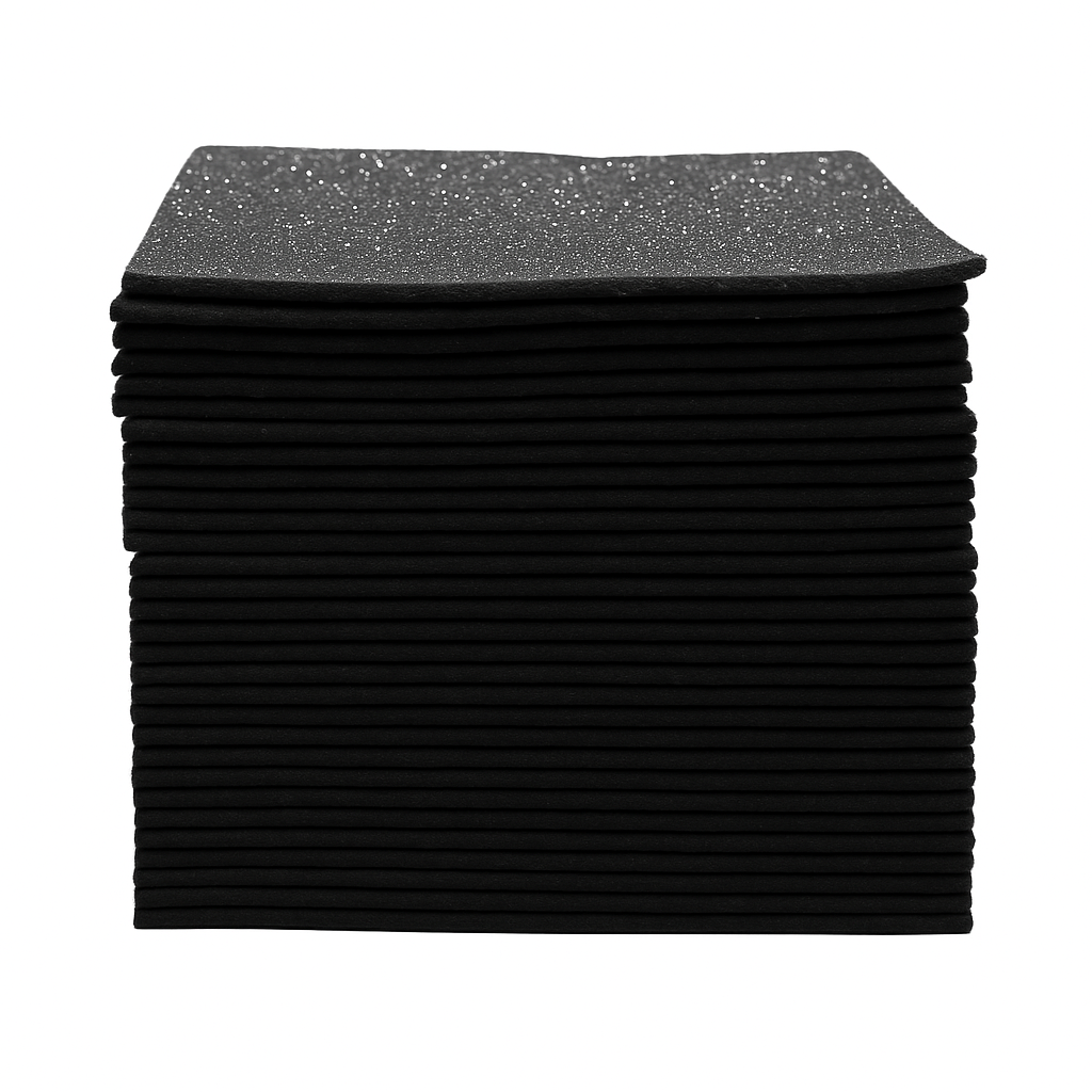 Glitter Felt Fabric Sheets Soft Precut Felt For DIY Crafts