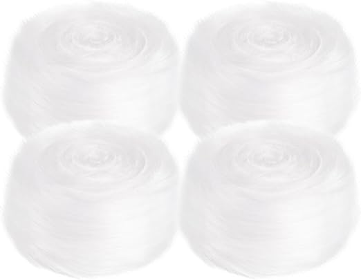 Faux Fur Ribbon Trim Fabric Soft White For Crafting