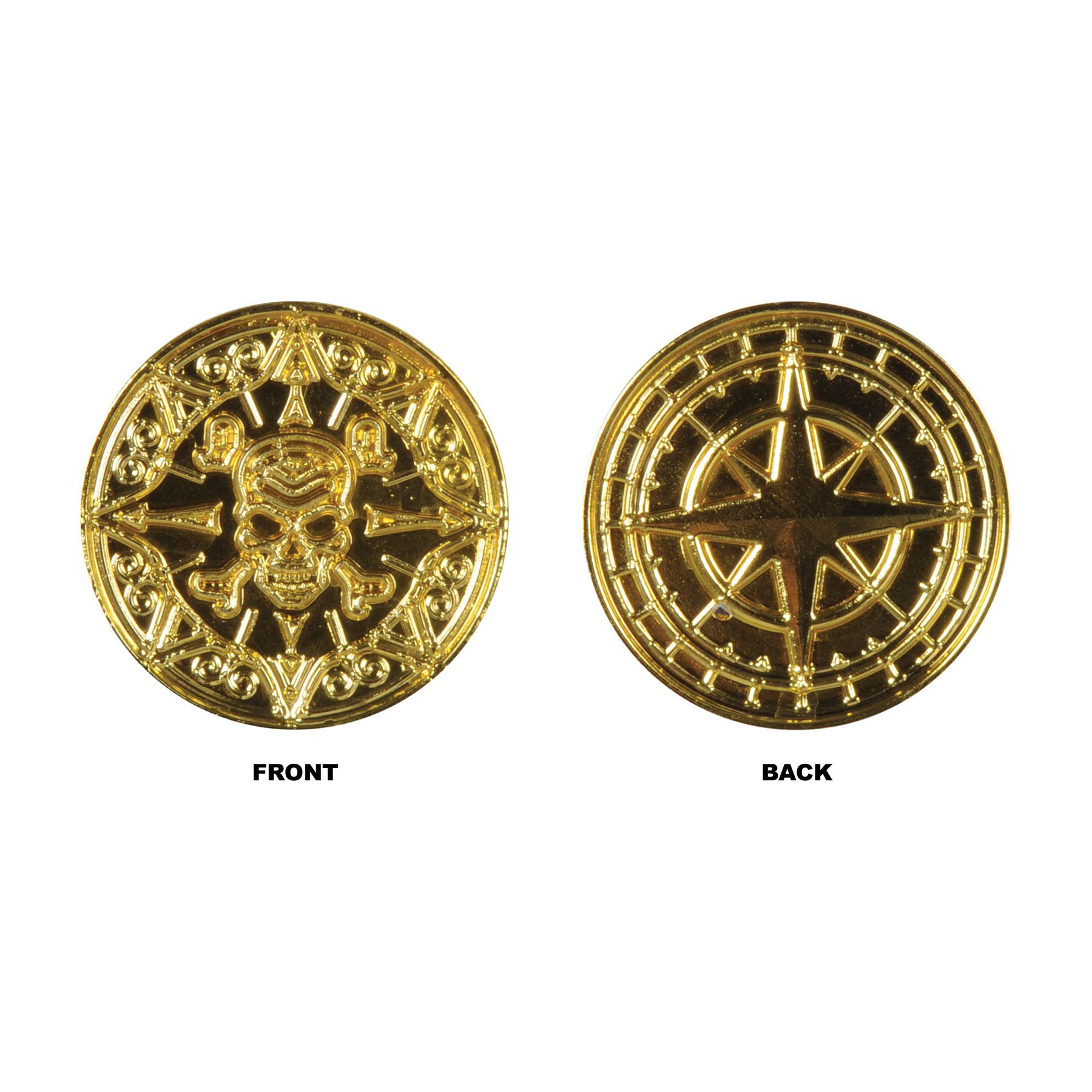 100 Plastic Pirate Coins