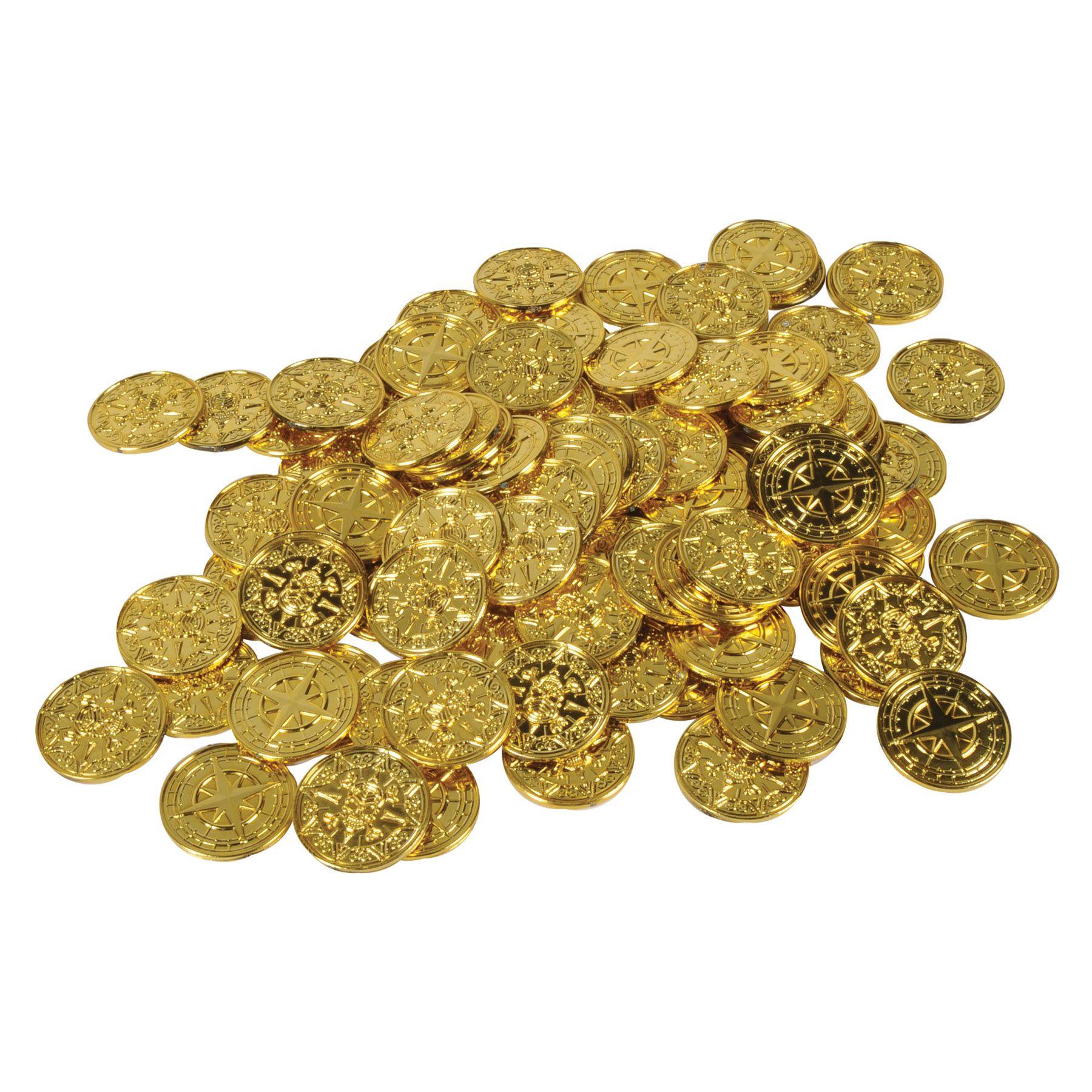 100 Plastic Pirate Coins