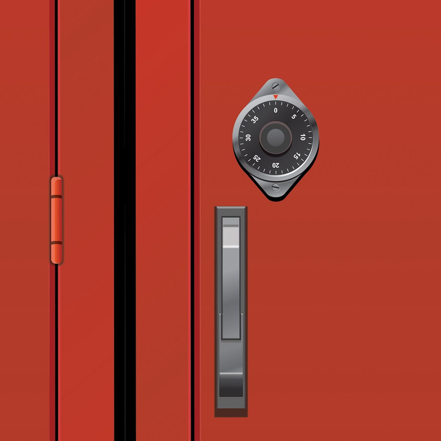 High School Lockers Backdrop