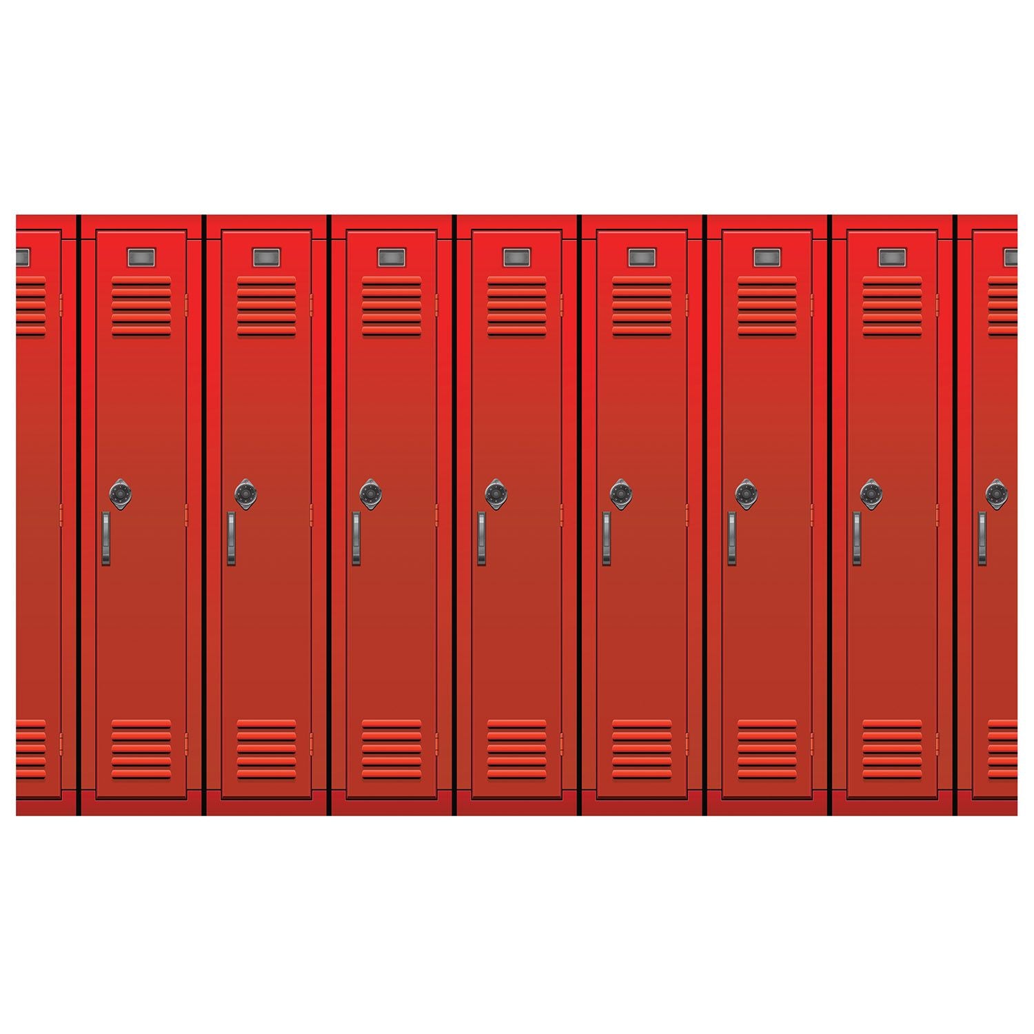 High School Lockers Backdrop