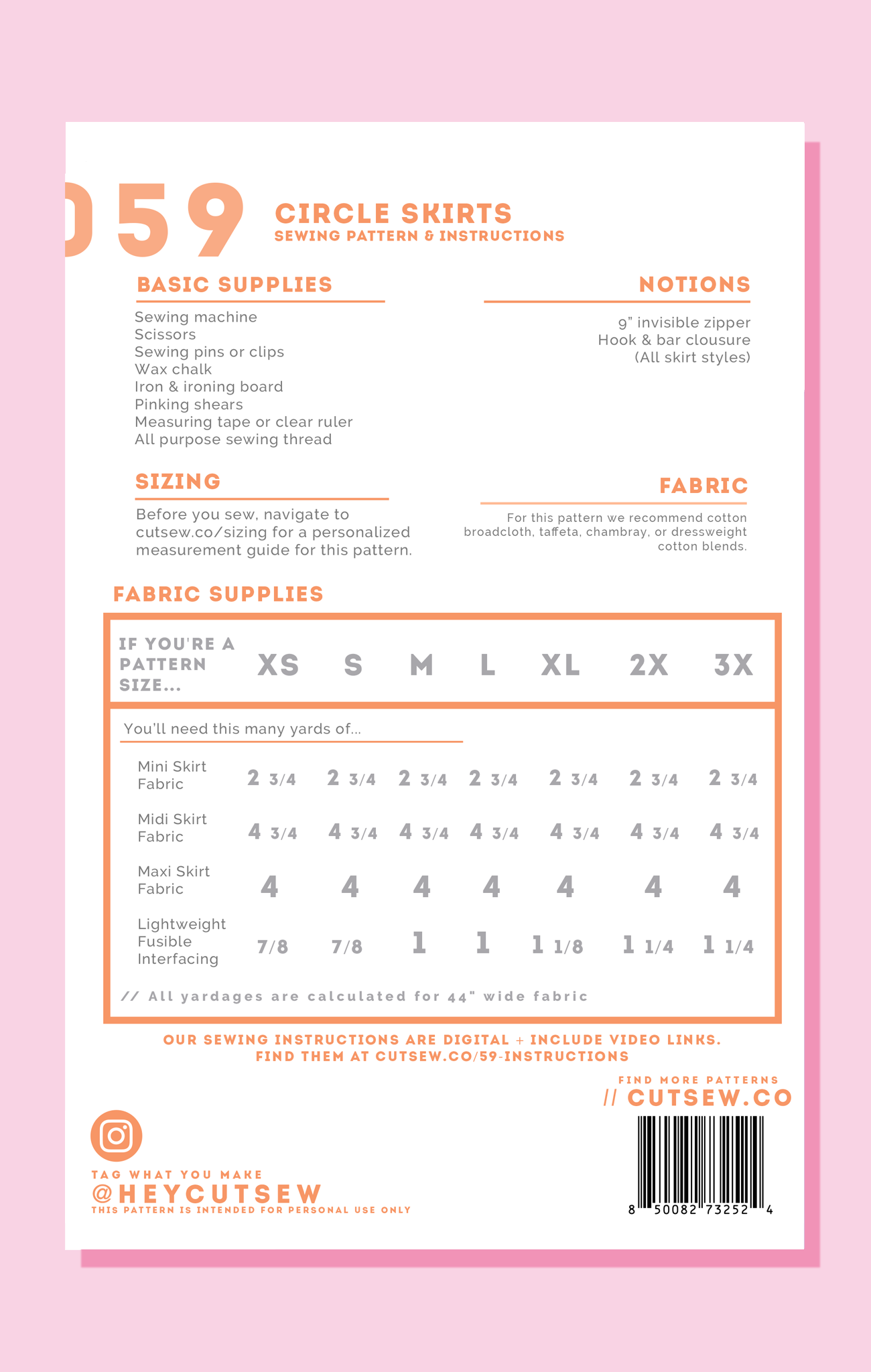 059 // CIRCLE SKIRTS