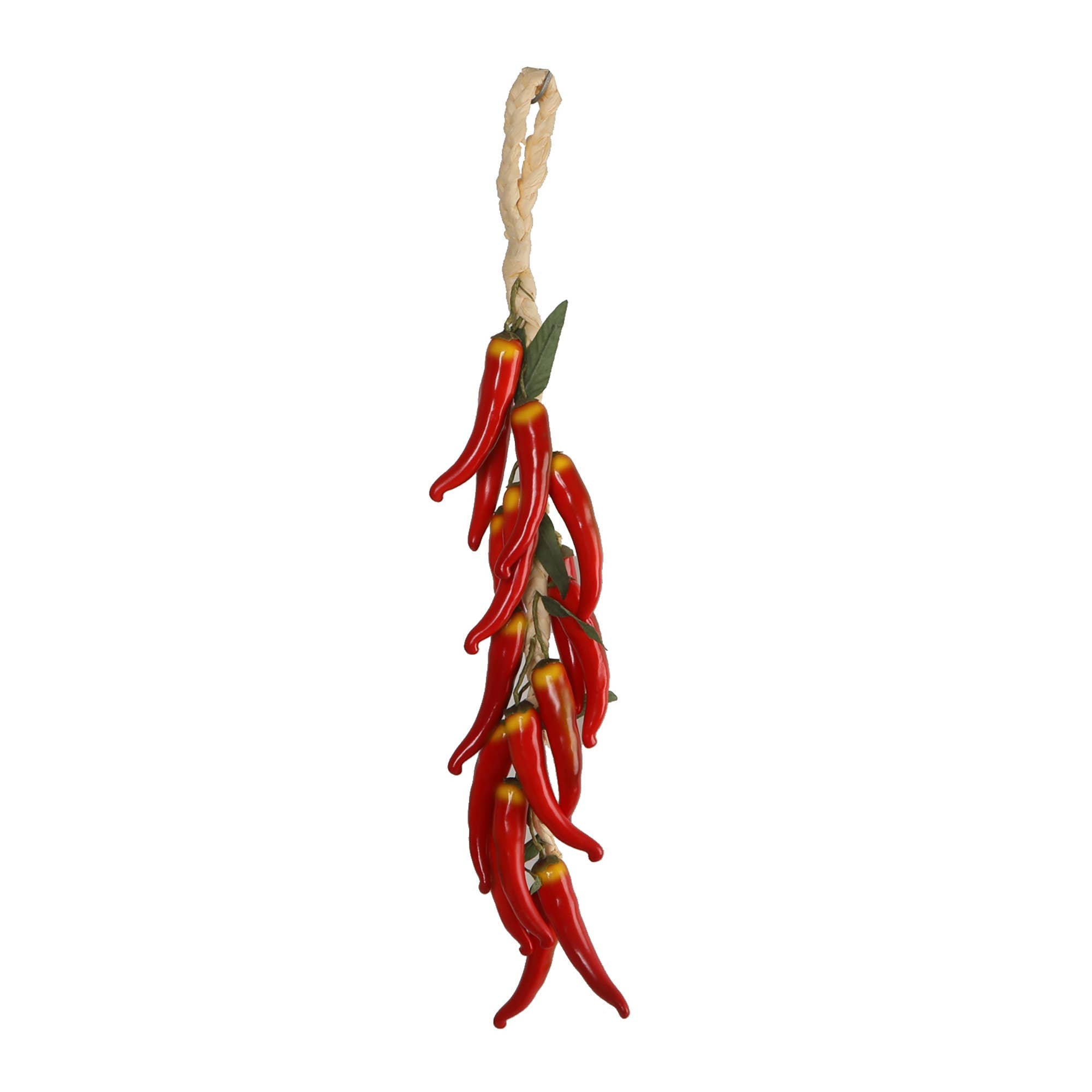 Faux Chili Pepper Braid Hanging Décor