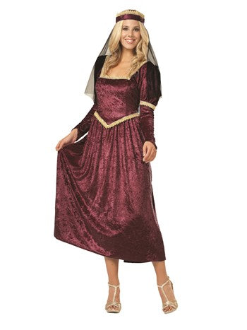 burgundy renaissance dress RG Costumes Princess Adult Costume POWER70 length dress makes a Gala Dresses—The Ultimate Guide Size:39 (US 8.5-9)