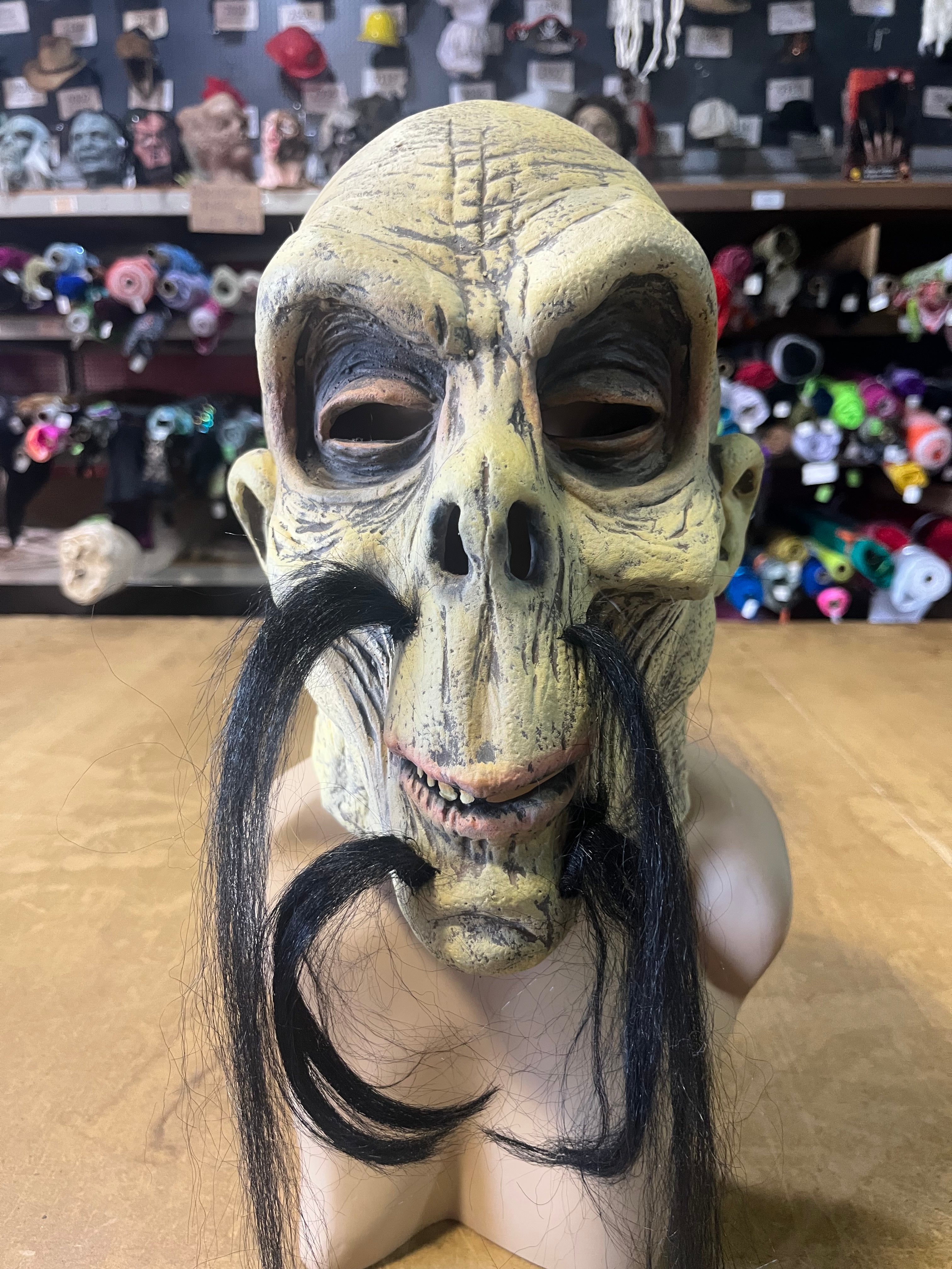 Mustached Zombie mask by Don Post Studios