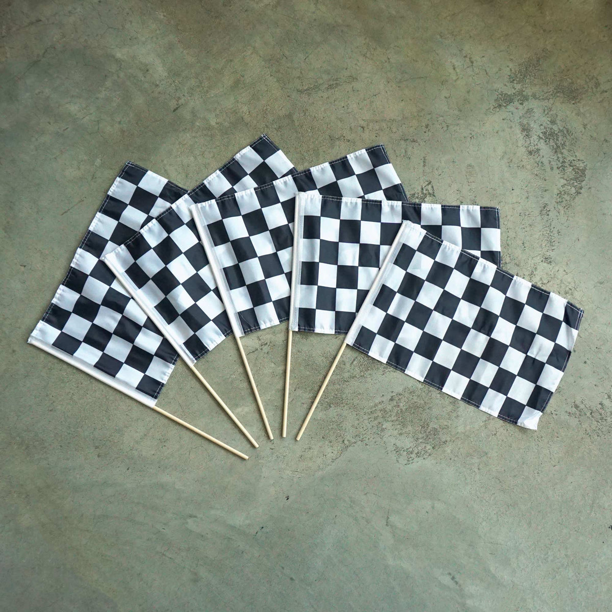 Checkered Hand Flag (Pack of 5) 🏁