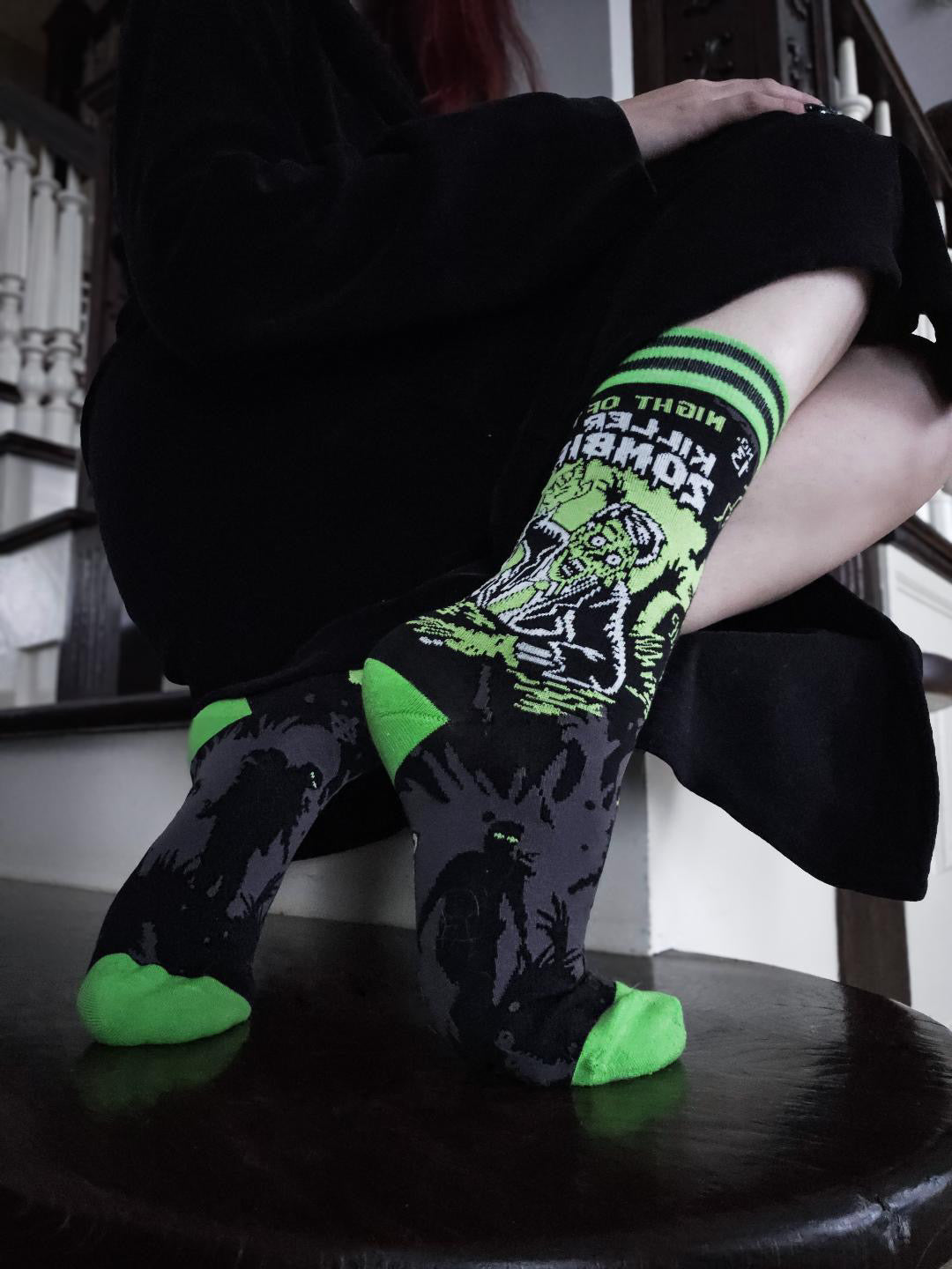 Chaussettes courtes L'Équipage des Zombies Tueurs