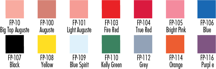 Professional Creme Color — shade chart