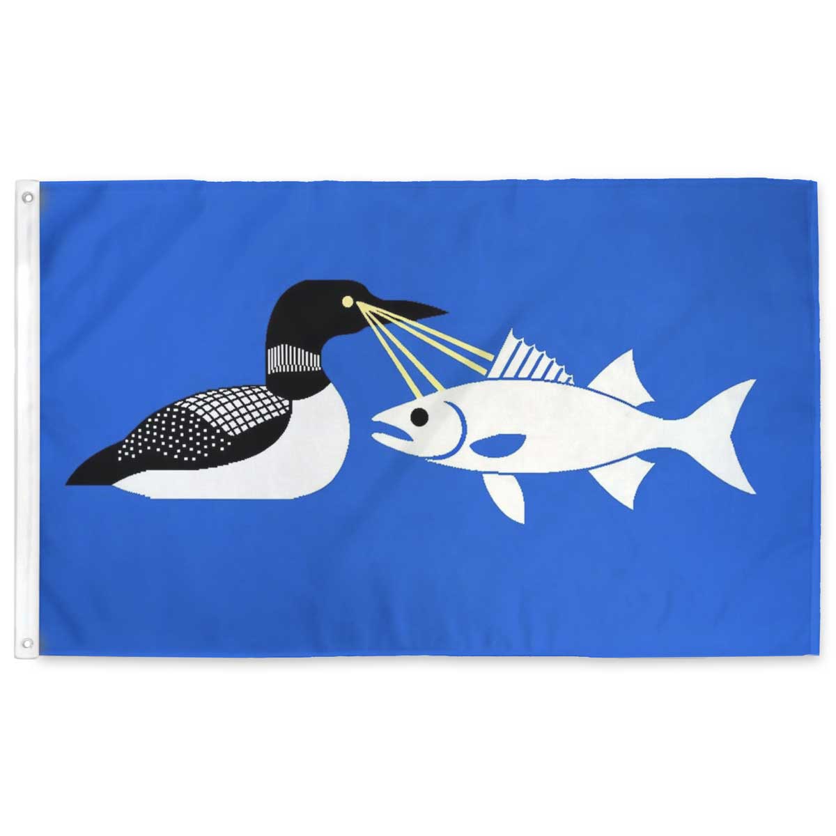 Laser Loon Minnesota Flag