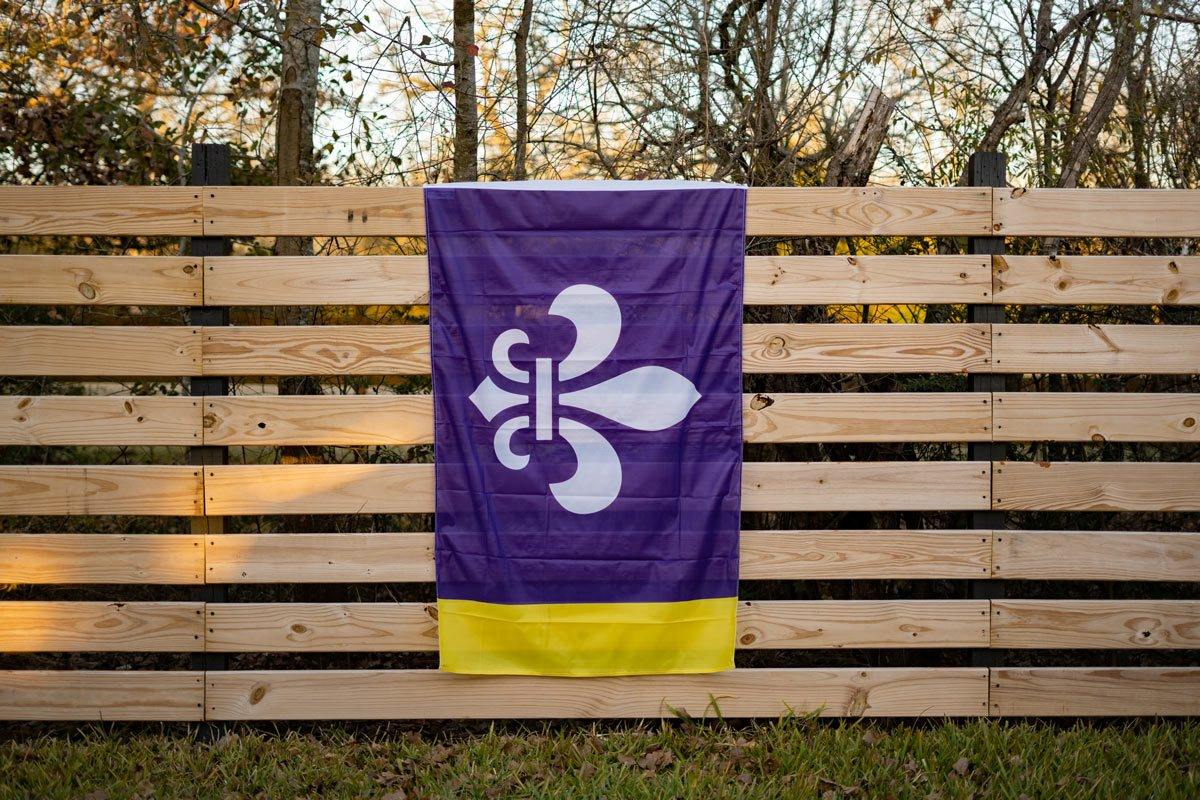 Louisiana "Mardi Gras" Flag