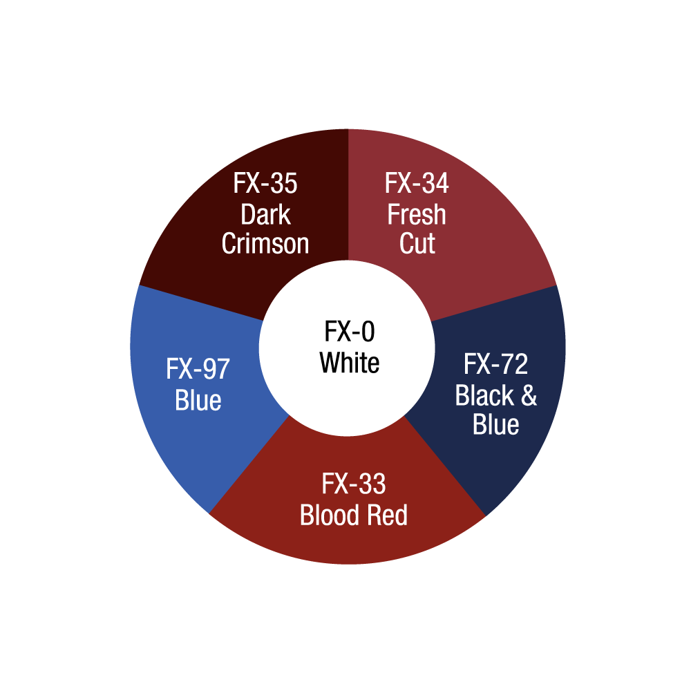 Master Disaster Professional FX Wheel 1oz./28gm. 6 Colors - MDW
