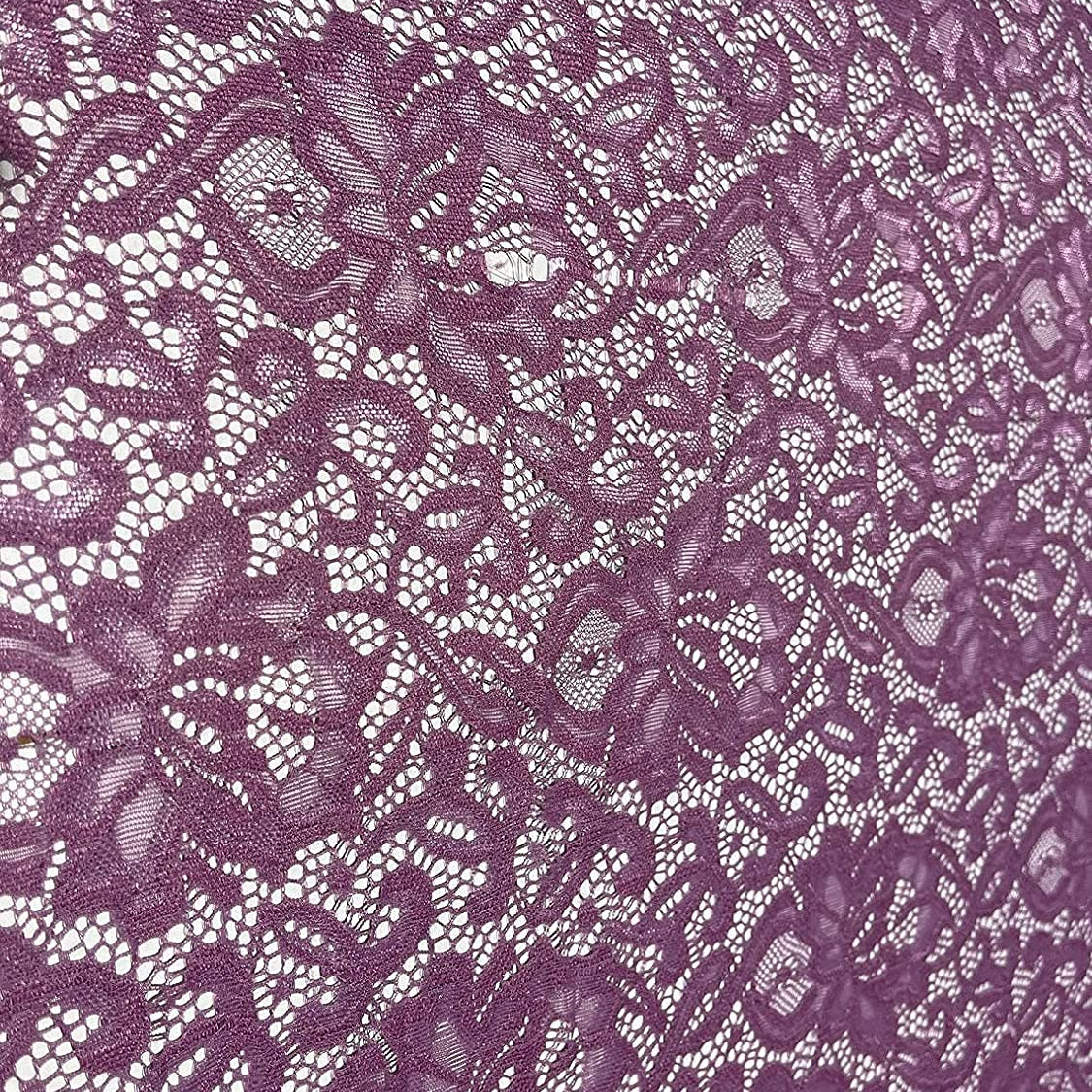 FabricLA | Nylon Spandex | Scallop Pattern | Lace Fabric | Aqua