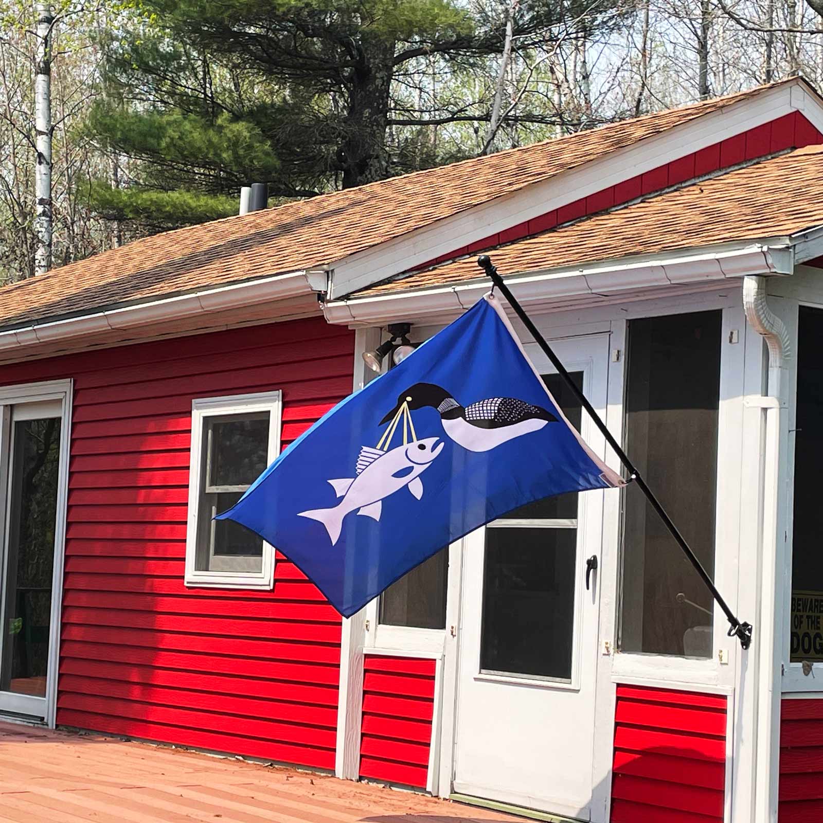 Laser Loon Minnesota Flag