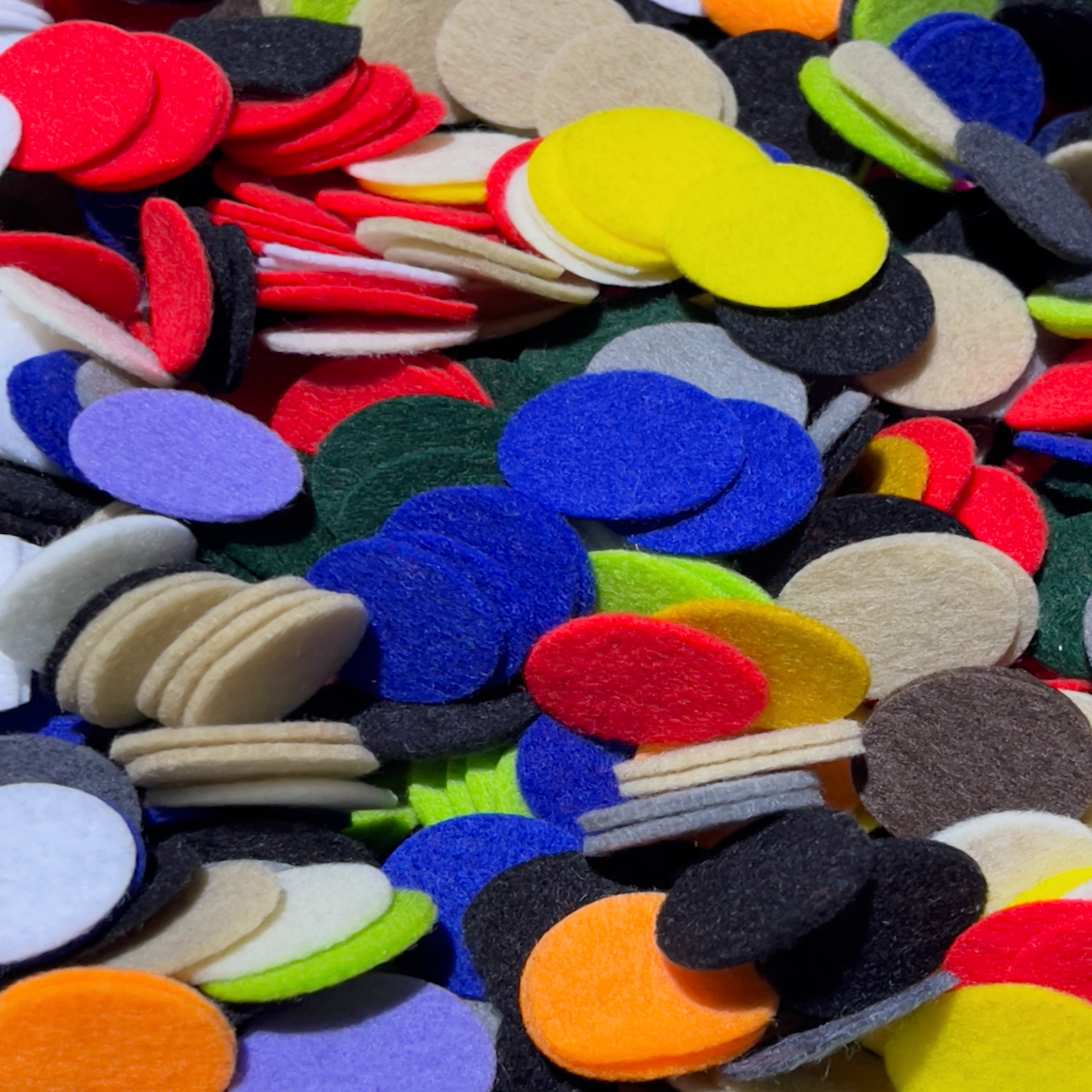 1 Inch Craft Felt Circles Precut Dots 100 200 Pack