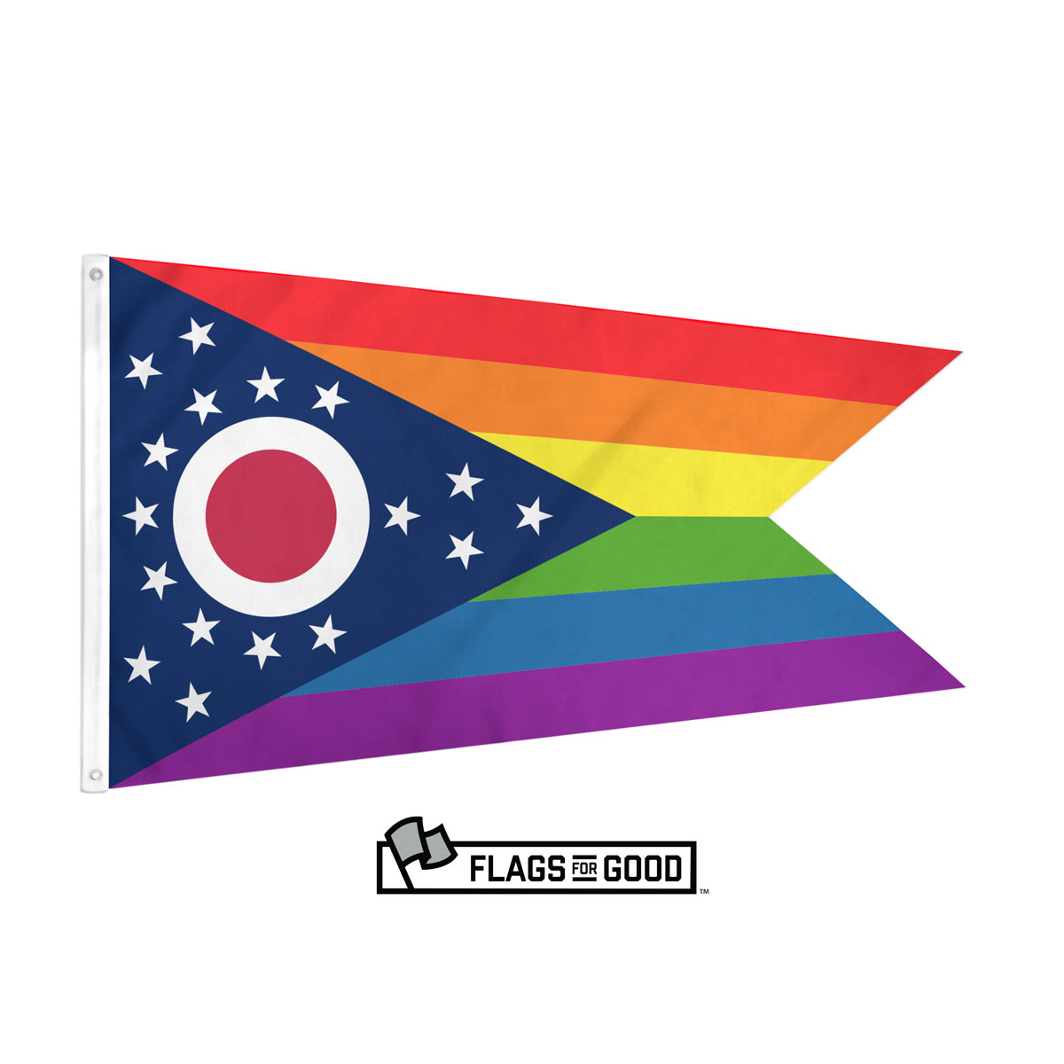 Ohio LGBTQ+ Pride Flag