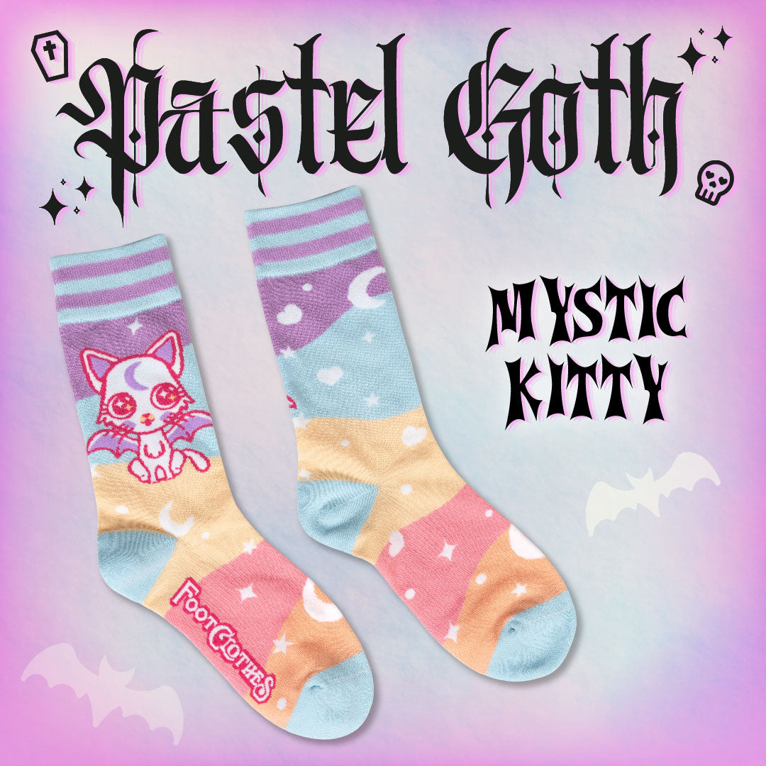 Mystic Kitty Crew Socks