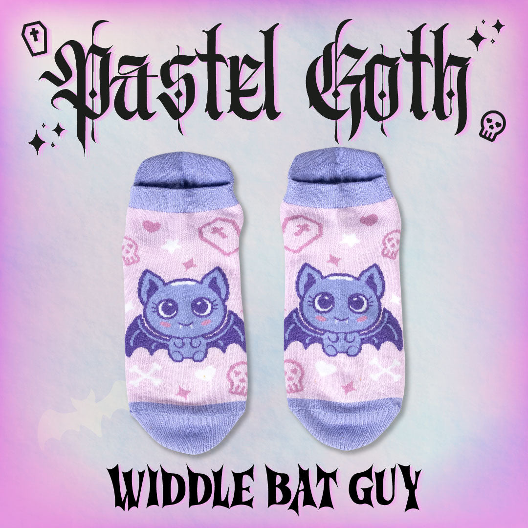 Widdle Bat Guy Ankle Socks